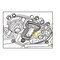 Jtc Auto Tools Timing chain adjuster fixing tool for Nissan engine, Infiniti VQ35, VQ40 engines 6693 - alternate 2
