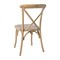 Flash Furniture Advantage Natural With White Grain X-Back Chair X-BACK-NWG - alternate 5
