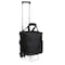Picnic Time Family Of Brands Cellar 6-Bottle Wine Carrier & Cooler Tote with Trolley, Black with Gray Accents 660-85-179-000-0 - alternate 2