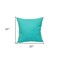 Homeroots 20" Blue Cotton Throw Pillow 529319 - alternate 2
