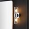 Jonathan Y Quinn 15.5" 2-Light Mid-Century Modern Iron/Acrylic LED Sconce, Chrome/Clear JYL9913B - alternate 4