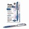 Pentel EnerGel Deluxe Gel Pen, Stick, Medium 0.7 mm, Blue Ink, Silver/Blue Barrel, 12PK BL57C - alternate 2