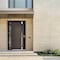 Vdomdoors Aluminum Door Cynex 6777 Brown Entry Steel Metal Modern Painted W32+14xH80 Left Inswing CYNEX6777EXD-BRW-W32+14xH80-LH-I - alternate 2