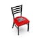 Holland Bar Stool Co BlackLogo Chair, VinylSeat L00418AL-Ele - alternate 1