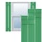 Ekena Millwork True Fit PVC, Two Board Spaced Board-n-Batten Shutters, Lilly Pads, 11 1/4W x 44H, PR TFP101SBF11X044LP - alternate 1