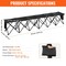 Vevor 6FT Plastic Folding Bench Portable Outdoor Bench for Picnic Garden White SN-D183-2 - alternate 5