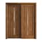 Sartodoors Sliding Closet Bypass Doors 84 x 80 inches, Ego 5014 Cognac Oak Veneer, Rails Hardware Set, Wood EGO5014DBD-DKO-84 - alternate 1