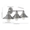 Jonathan Y July 26.5 in. 3-Light Industrial Farmhouse Metal Vanity Light, Nickel JYL7428B - alternate 5