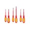 Tekton Phillips, Slotted, Square Insulated Screwdriver Set, 6-Piece (#1-#2, 5.5-6.5 mm, #1-#2) DVZ90002 - alternate 1