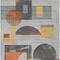 Homeroots 5' X 8' Gray Gold And Orange Geometric Washable Indoor Outdoor Area Rug 618023 - alternate 2