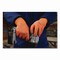 Gloveworks By Ammex Ultra Industrial Flock-Lined Nitrile Disposable Glove, Large, 8 mil Thick, 9.06" Long, Orange, 500PK GWUOFN46050 - alternate 4