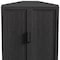 Homeroots 31in Black Wood Corner Accent Cabinet 693404 - alternate 2