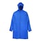 Diamondback Rain Parka, 2XL, PVC, Blue, Hooded Collar, Zipper with Snap Down Storm Flap Closure 8156GRBXX - alternate 1