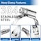 Grizzly Supply Hose Clamp, SAE 88, 304 Stainless Steel, Zinc Screw, 5-1/8 to 6 in Clamping Dia, 10PK #88P HC - alternate 6