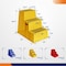 4Dock Polyethylene Step Stool - 3 Steps, 500 lbs Load Capacity, 29.1 in Overall Height, PE, Yellow ST003 - alternate 2