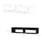 Homeroots 48" Black Floating Mount Entertainment Center 546405 - alternate 4