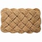 Gardenised Coco Coir Doormat with Woven Rope Design Decorative and Durable, Woven Knot QI004888 - alternate 1