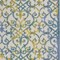 Homeroots 6' X 9' Ivory Blue And Yellow Trellis Indoor Outdoor Area Rug 546806 - alternate 4