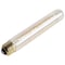 Satco 5.5 Watt T9 LED 2000K CCT Medium Base Clear Glass Amber Coil Filament Dimmable 120 Volt S14230 - alternate 3