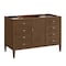 James Martin Vanities Myrrin 48'' Vanity, Mid Century Walnut w/ Parisien Bleu Silestone Top w/FreePower Wireless Charger 485-V48-WLT-FPBL - alternate 4