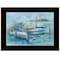 Homeroots Dockside 1 Black Framed Print Wall Art 415902 - alternate 1