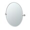 Gatco Jewel 32" Frameless Oval Mirror, Satin Nickel 4159LG - alternate 1