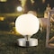 Jonathan Y Owen 6.13" Modern Minimalist Iron Rechargeable Integrated Portable LED Table Lamp, Nickel/White JYL7112B - alternate 3