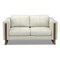 Homeroots 62" Gray Leather Sofa 641136 - alternate 5