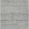 Homeroots 3' X 5' Gray And Charcoal Striped Washable Indoor Outdoor Area Rug 615662 - alternate 2