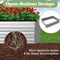 Pure Garden Galvanized Raised Garden Bed 47.5"L x 35.5"W x 12"H Raised Garden Beds Rectangle Planter Box Kit 50-196 - alternate 3