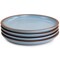 Gibson Elite Dumont 4 Piece Terracotta 10.8in Dinner Plate Set in Light Blue 135289.04 - alternate 2