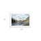 Homeroots Snowy Mountain Landscape White Framed Wall Art 572031 - alternate 2