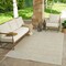 Homeroots 8' X 10' Cream and Beige Geometric Distressed Indoor Outdoor Area Rug 558819 - alternate 4
