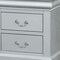 Homeroots 24" Platinum Two Drawers Nightstand 347111 - alternate 3
