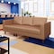 Flash Furniture HERCULES Artemis Cognac LeatherSoft Right Arm Reception Chair, 2 AC Outlets/1 USB/1 USB-C Ports ZB-8921C-RA-COGNAC-GG - alternate 4