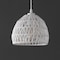 Jonathan Y Campana 8.25" 1-Light Bohemian Modern Woven Rope/Iron LED Pendant, White JYL6512A - alternate 3