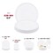 Smarty Had A Party 85 White Flat Round Disposable Plastic AppetizerSalad Plates 120 Plates, 120PK 838-WH-CASE - alternate 4