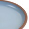 Gibson Elite Dumont 4 Piece Terracotta 10.8in Dinner Plate Set in Light Blue 135289.04 - alternate 3