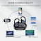 Alpha Digital Bluetooth 5.3 Sport Earbuds - 28Hr Playtime, HiFi Stereo - Black Q23 - alternate 4