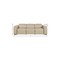 Homeroots 104" Beige Top Grain Leather Reclining Metal USB Sofa 720385 - alternate 3