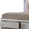 Homeroots 67" X 91" X 69" Pu Champagne Wood Upholstered (Hb) Led Queen Bed 347168 - alternate 2