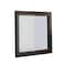 Homeroots 39" Ebony Square Wood Framed Dresser Mirror 283033 - alternate 1