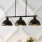 Jonathan Y Asher 36" 3-Light Industrial Farmhouse Iron Linear LED Pendant, Oil Rubbed Bronze JYL1117A - alternate 4
