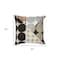 Homeroots 20" Beige and Black Geometric Cotton Throw Pillow With Embroidery 549404 - alternate 3