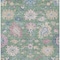 Homeroots 9' X 12' Sage Ivory And Pink Floral Washable Indoor Outdoor Area Rug 605335 - alternate 5