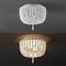 Jonathan Y Allison 10" 2-Light Shabby Chic Farmhouse Wood Beaded/Metal LED Flush Mount, White JYL9074D - alternate 4