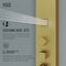 Vigo 55 in. H x 6 in. W 2-Jet Shower Panel System with Square Head & Hand Shower Wand, Matte Brushed Gold VG08012MG - alternate 3
