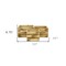 Homeroots Set of Three Brown Solid Wood Crate, 3PK 487680 - alternate 3