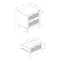 Monarch Specialties Accent Table, Side Table, Bedroom, Living Room, Nightstand, Storage Drawer, Walnut, Contemporary I 3614 - alternate 2