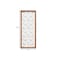 Homeroots 25" X 10" White and Natural Leaf Floral Wood and Metal Wall Decor 373425 - alternate 2
